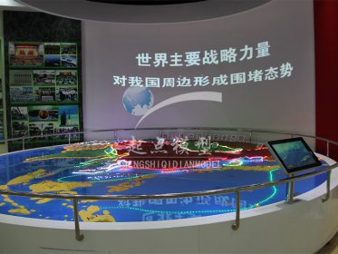 天津高炮師軍事展示沙盤