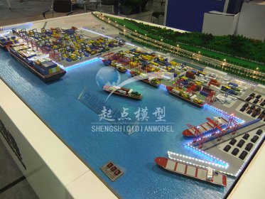 連云港港口模型